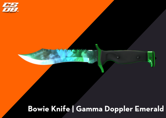 Bowie Knife _ Gamma Doppler Emerald