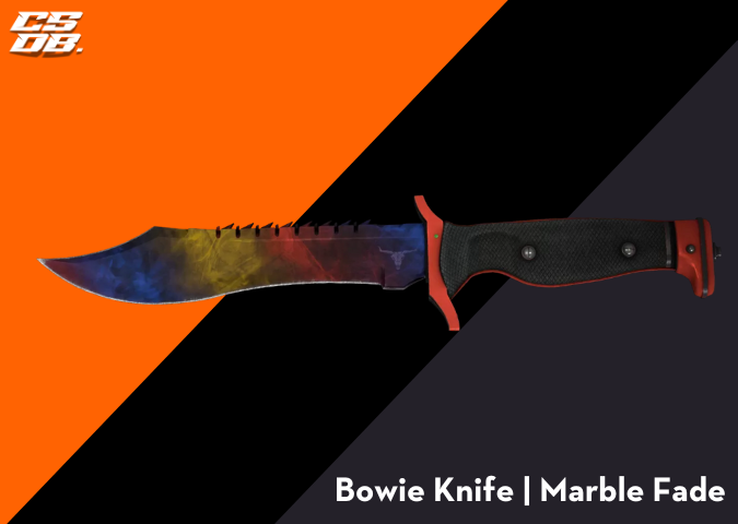 Bowie Knife _ Marble Fade