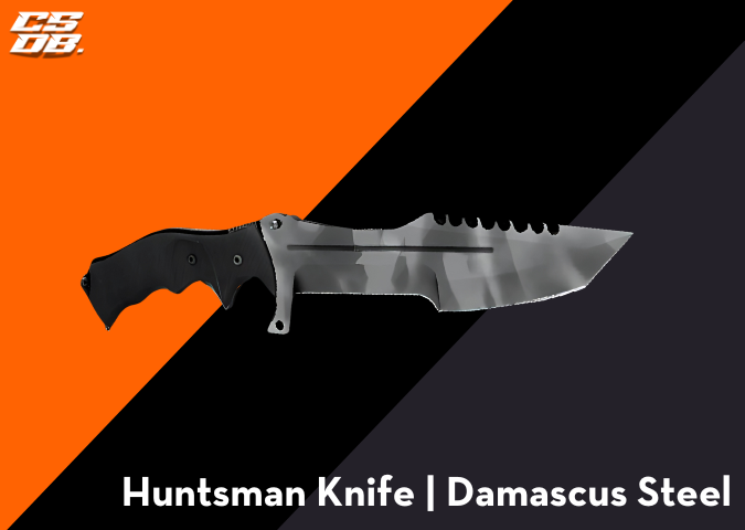 Huntsman Knife _ Damascus Steel