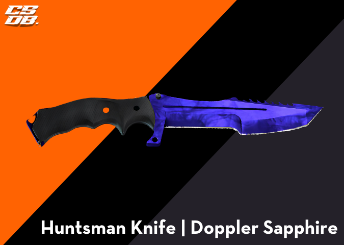 Huntsman Knife _ Doppler Sapphire