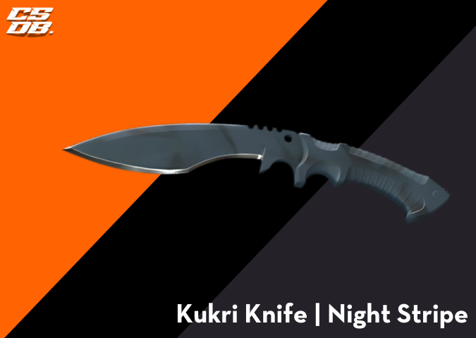 Kukri Knife _ Night Stripe