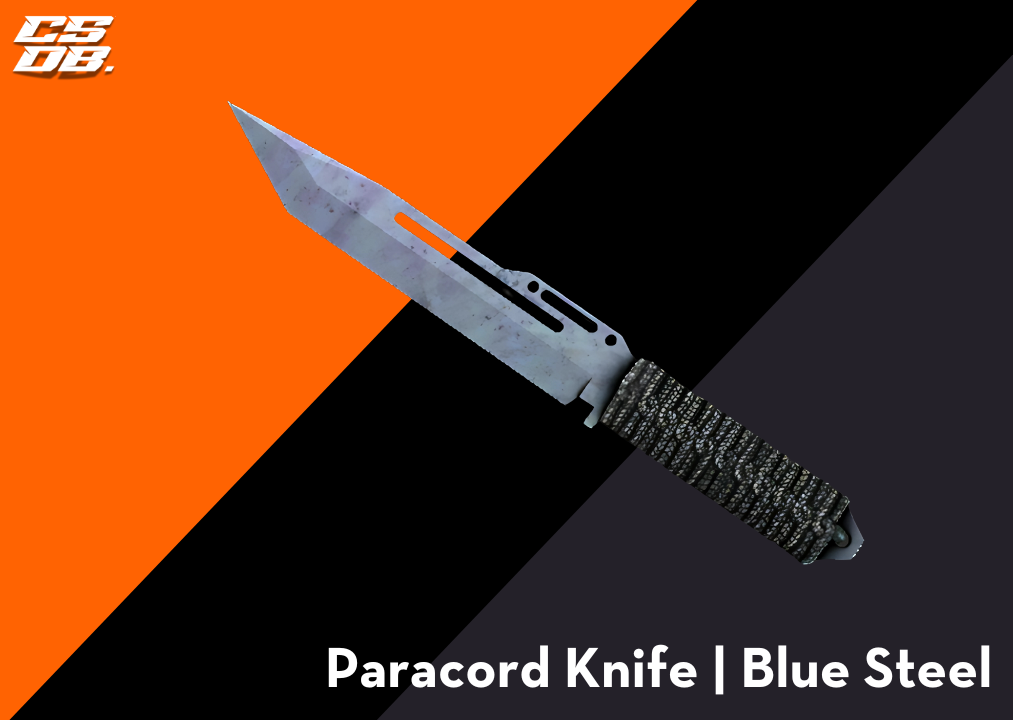 Paracord Knife _ Blue Steel