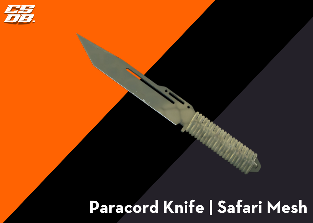 Paracord Knife _ Safari Mesh