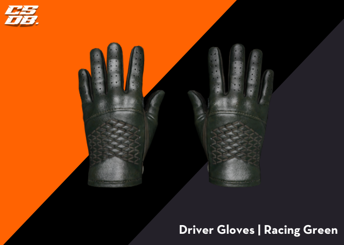 Driver Gloves _ Racing Green