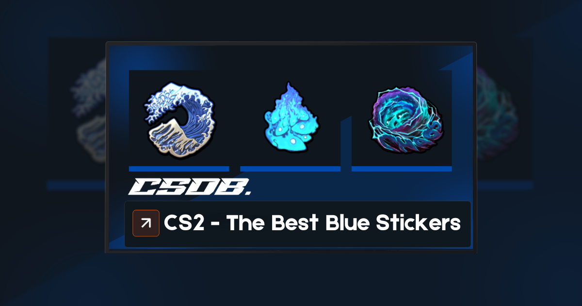 CS2 The Best Blue stickers