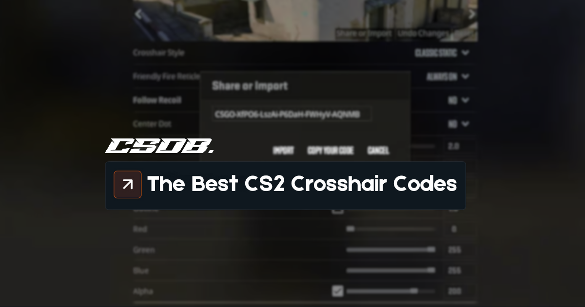 CS2 The Best Crosshair Codes