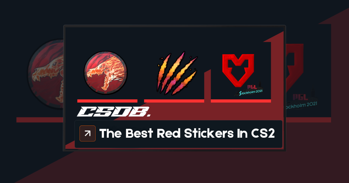 The Best Red Stickers In CS2