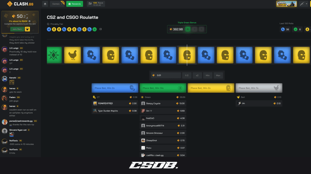 CSGORoll - Website Screenshot