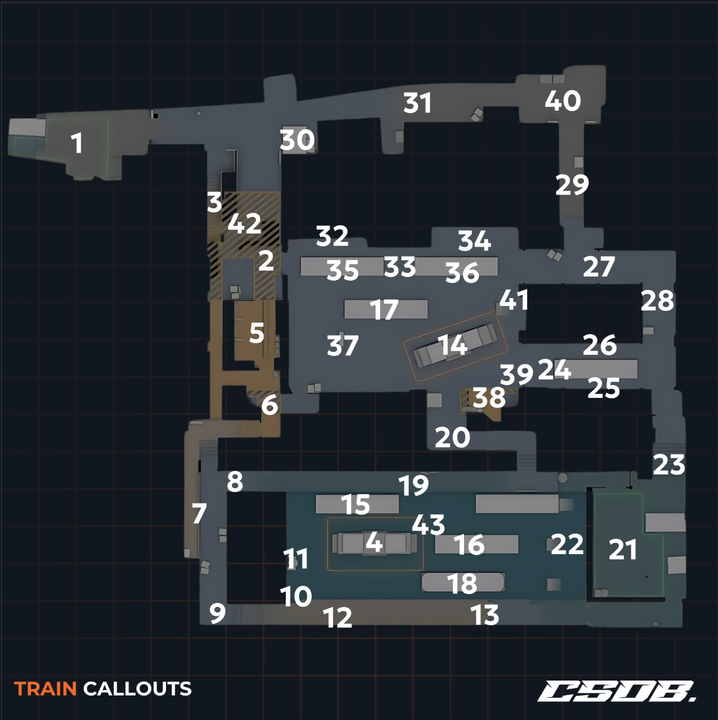 All CS2 & CSGO Callouts Numbered Maps (2025) – CSDB