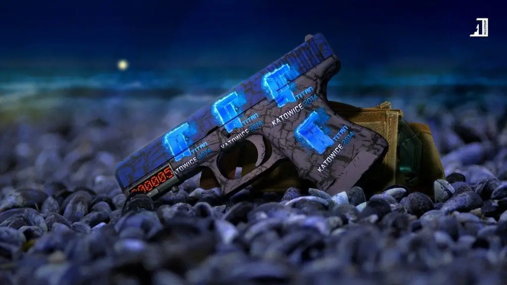 Glock-18 Blue Fissure 4x Titan Holo