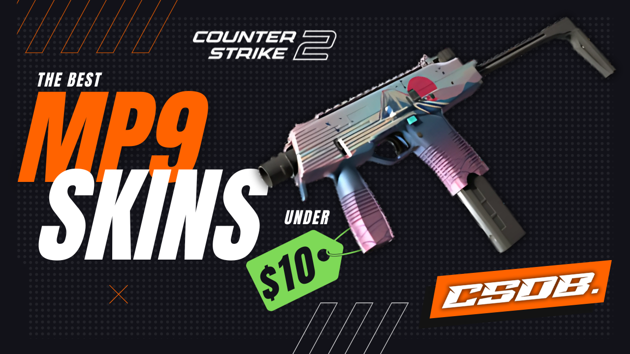 10 Best Cheap MP9 Skins Under $10 In CS2