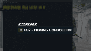 CS2 Console Missing Fix