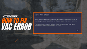How To Fix VAC Error
