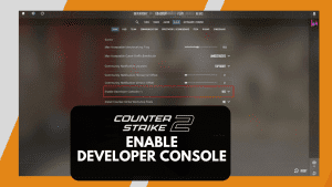 Enable Developer Console CS2