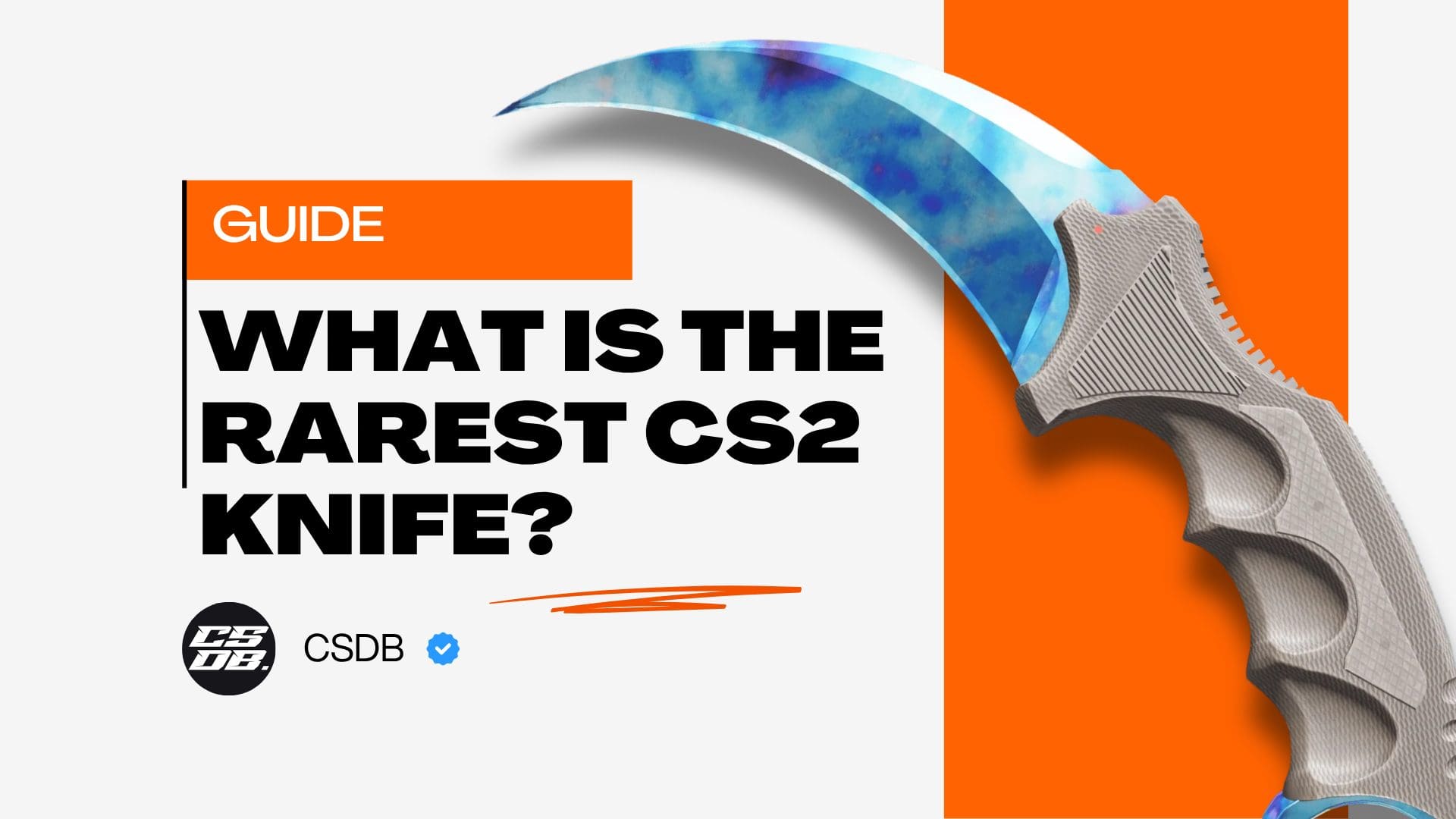 What is the Rarest Knife in CS2?