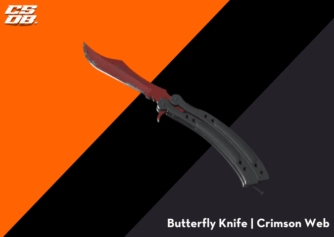 Butterfly Knife _ Crimson Web