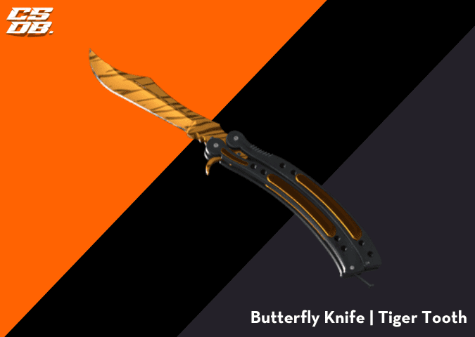 Butterfly Knife _ Tiger Tooth