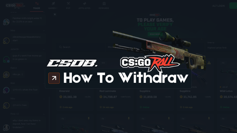 How To Withdraw On CSGORoll