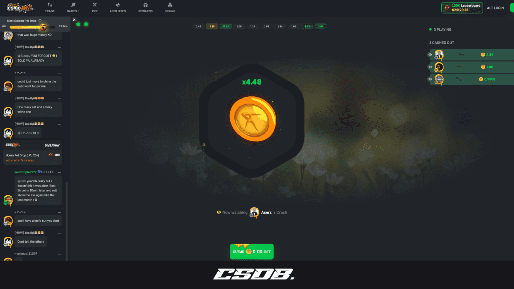 CSGORoll - Crash Screenshot