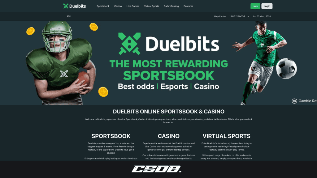 Duelbits - Website Screenshot