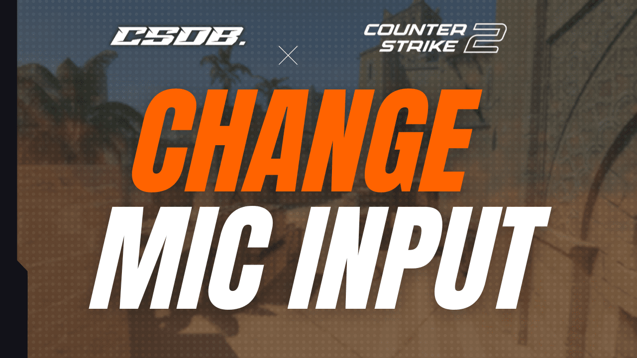 CHANGE MIC INPUT CS2