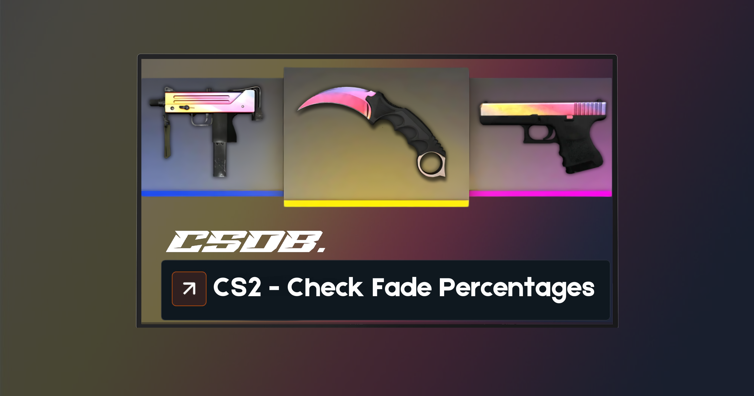 How To Find Fade Percentage Values Of CS2 Skins