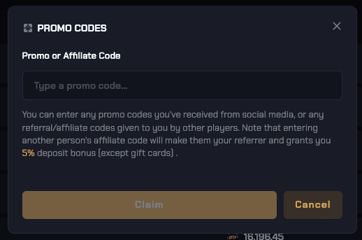 csgo big promo codes section