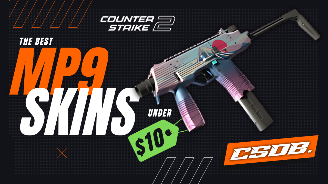 The Best MP9 Skins In CS2 Under 10USD