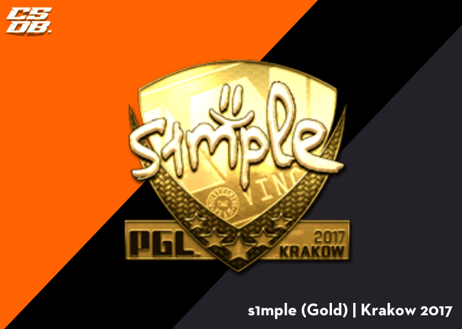 s1mple Gold _ Krakow 2017