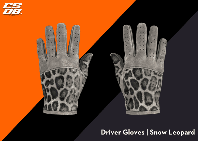 Driver Gloves _ Snow Leopard