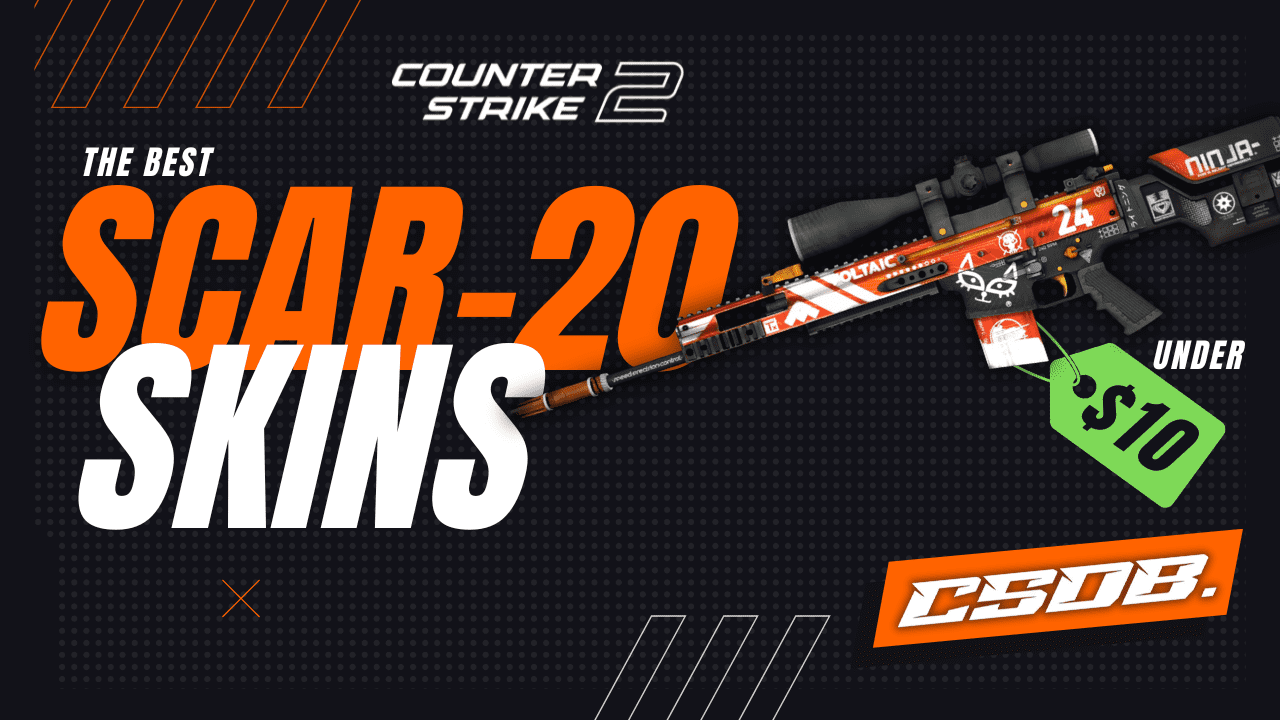 Top 10 Cheap CS2 SCAR-20 Skins Under $10