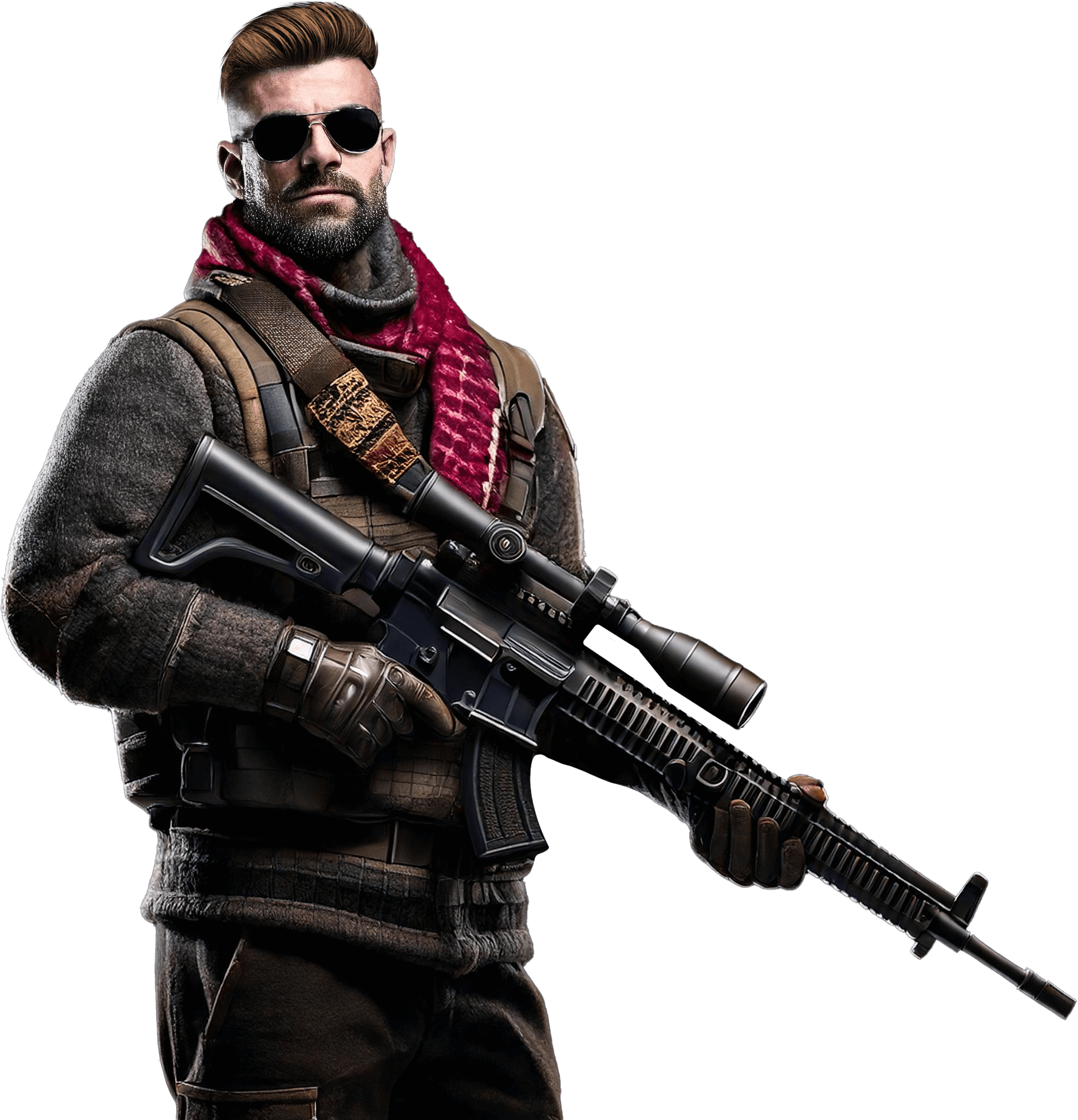 cs2 operator with sniper rifle