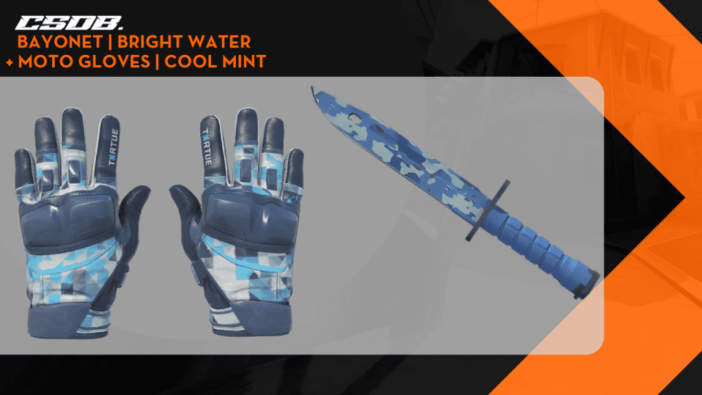 Bayonet _ Bright Water + Moto Gloves _ Cool Mint