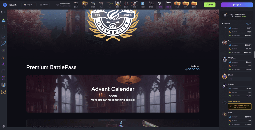insane.gg battlepass