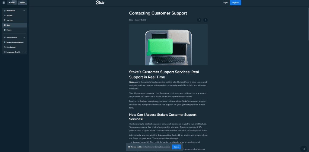 stake customer support