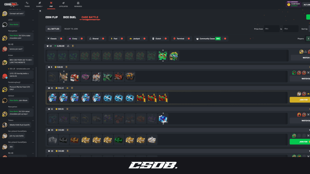 CSGORoll Case Battles