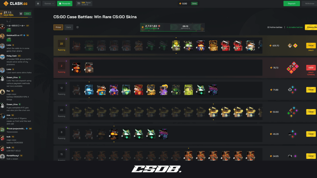 ClashGG Case Battles