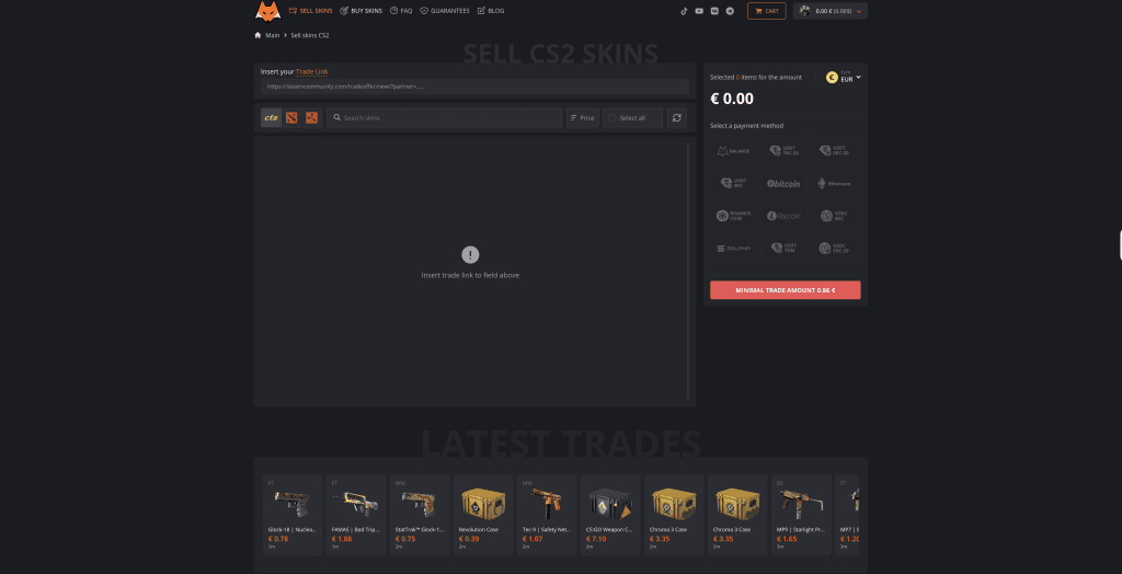 Lis-Skins Selling Skins