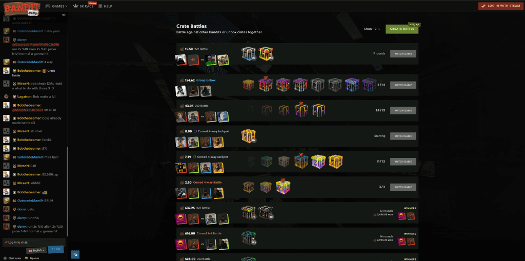 rustly crate battles