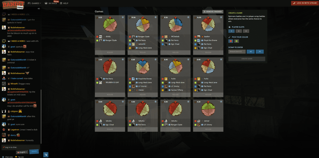 spinner battles rust